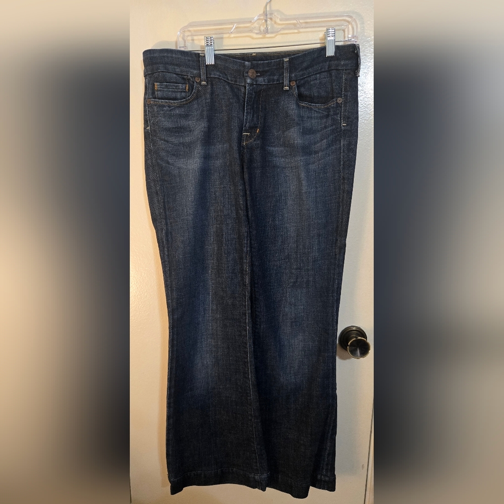 Classic Dark Blue Denim Jeans